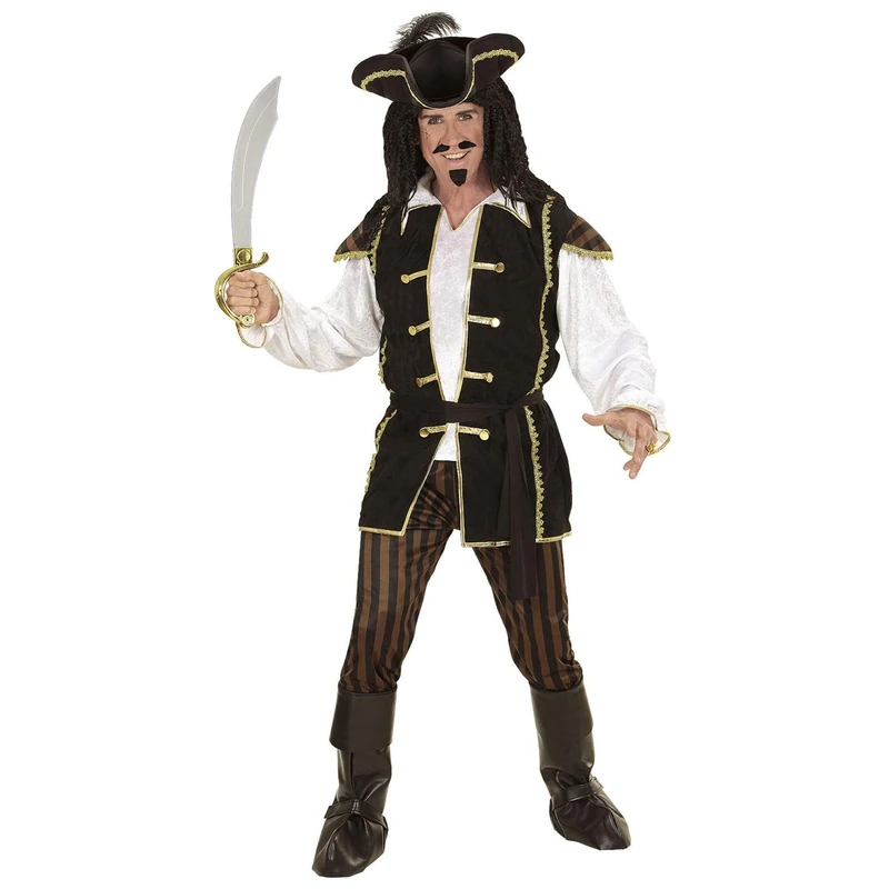 Widmann wdm06890 Captain Pirate Costume ? Multicoloured, Large