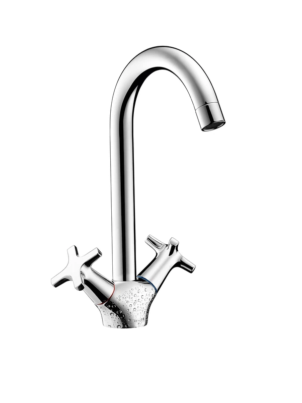 Hansgrohe MySport Kitchen Sink Mixer with Swivel Spout Chrome 13864000 - Image 1