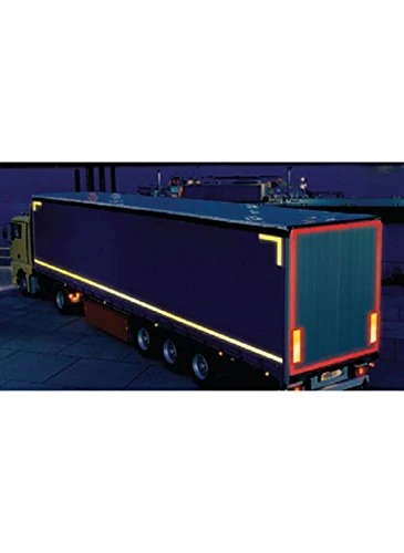 Caledonia Signs 56332 Lorry Marking Contour Tape, Rigid Vehicle, 55 mm x 12.5 m, Yellow