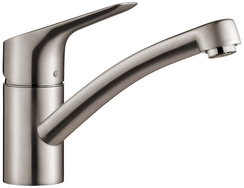 Hansgrohe 13860000 Mysport S Sink Mixer for Kitchen Sinks, with 360 ° pivoting Nozzle, Grey, 13860800