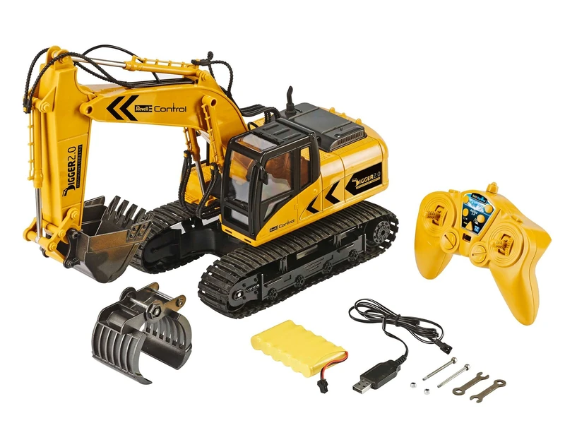 Revell 24924 Digger 2.0. 2.4 GHZ 6 Channel With Working Metal Bucket