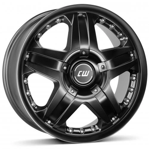 Borbet CWB 8 x 18 ET 53 Bolt Circle 5 x 120 Hub Centering 65.1 CWB 80853120565.1BM, Black Matt