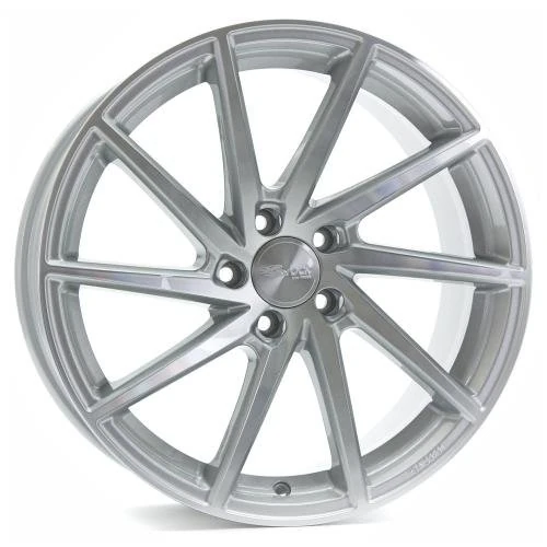 Brock B37 9 x 20 ET 35 Bolt Circle 5 x 120 Hub Centering 72.6 580080896, Crystal Silver Front-Polished - Image 1