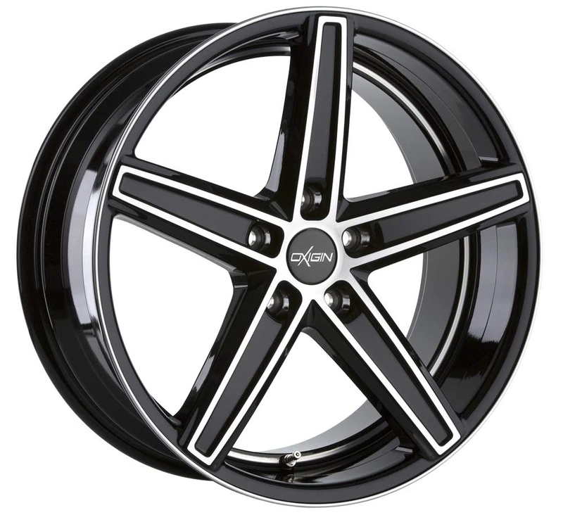 Oxigin 18 Concave 9.50 x 19 Offset 35 Bolt Pattern 5.00 x 112.00 Centre Bore 66.60 OXACHTZEHN9519H135BFPHD, Black Full Polish - Image 1