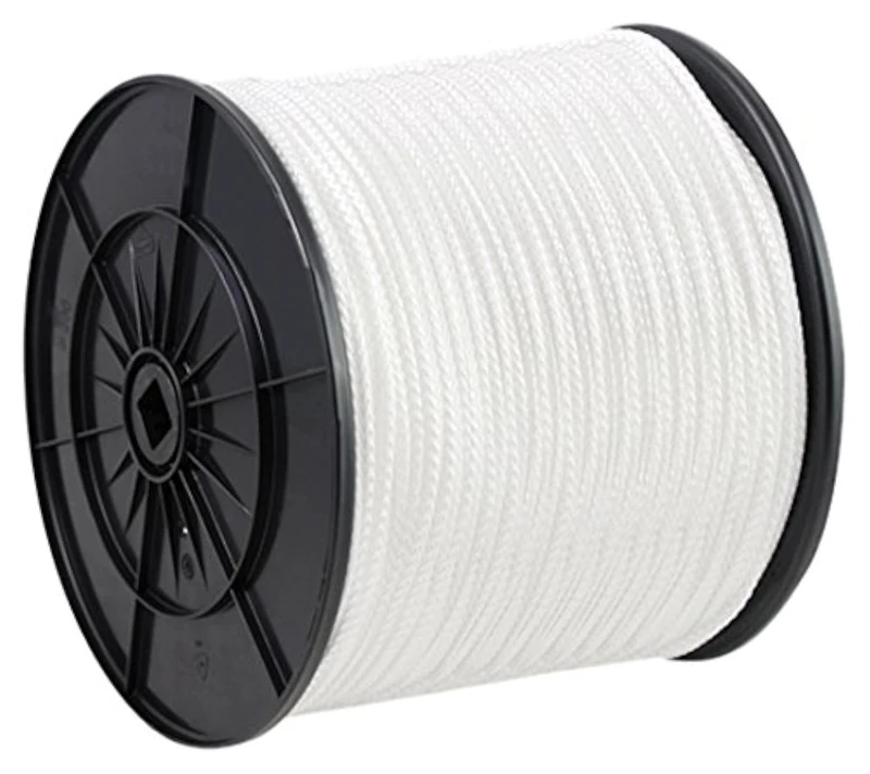 Chapuis DB8 Woven Polypropylene Rope Reel 685kg Diameter 8 mm x 100 m White - Image 1