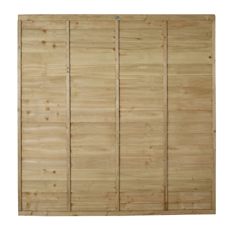 Forest Garden Pressure Treated Superlap Fence Panel 1.83M High (6x6) - Pack of 3
