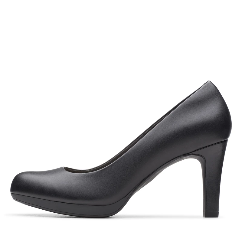 Clarks Women's Adriel Viola Uniform Dress Shoe, Black Leather, 2.5 UK - Image 1