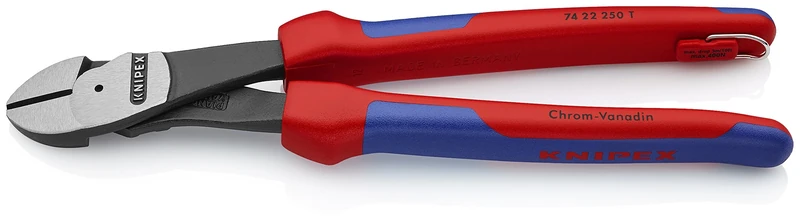 Knipex 7422250sba 25.4 cm high Diagonal Cutting Pliers - Comfortable Grip, 74 22 250 T BKA