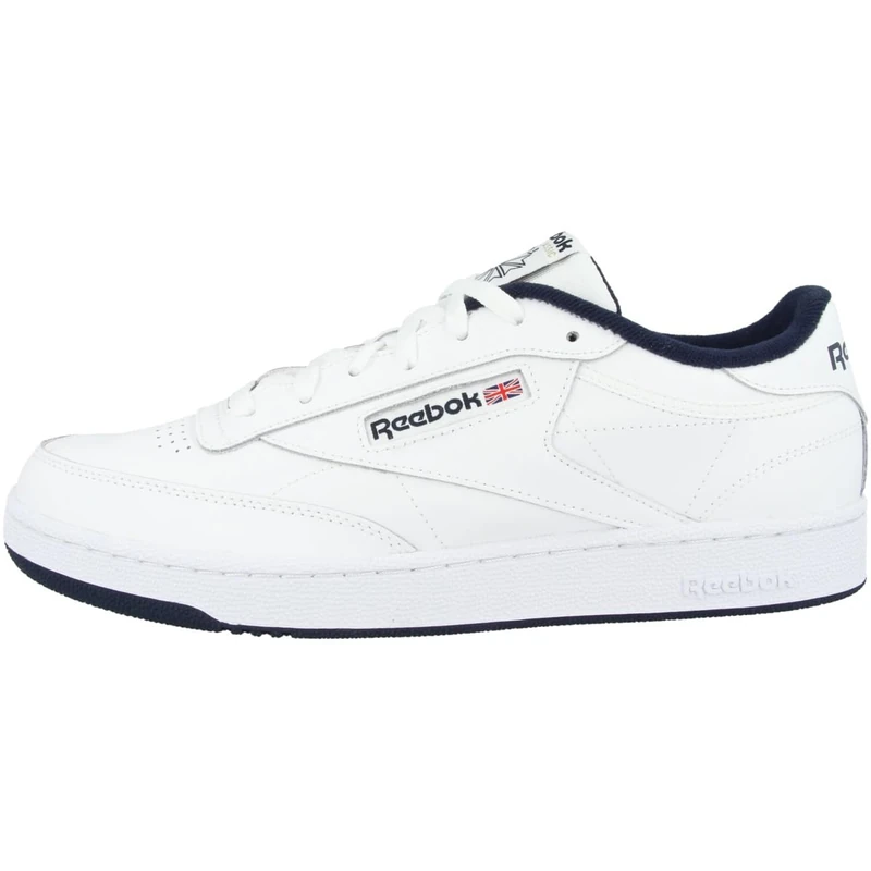 Reebok Club C 85, WHITE/NAVY, 9.5