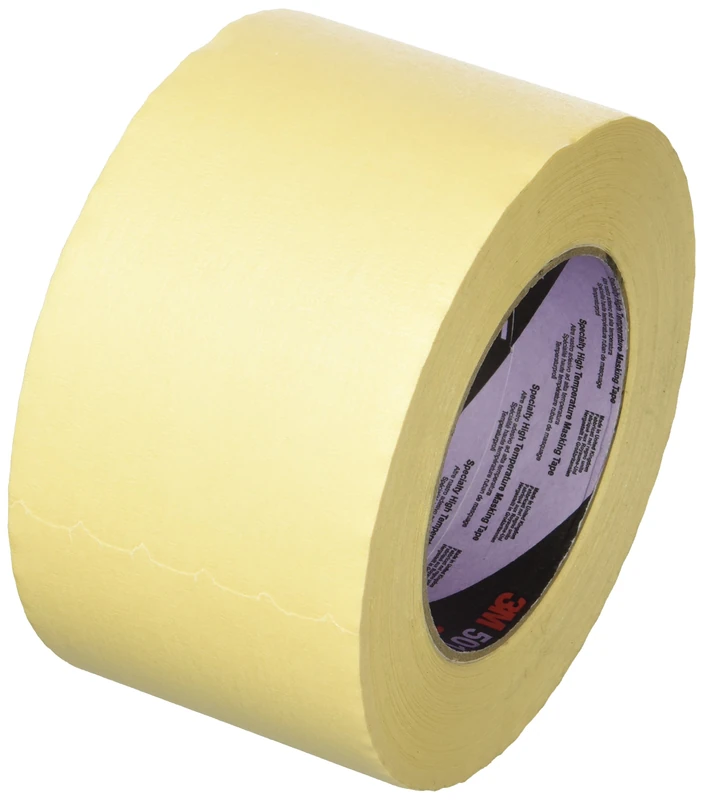 3M 501E High Temperature Masking Tape - 72mm x 50m (Pack of 12)