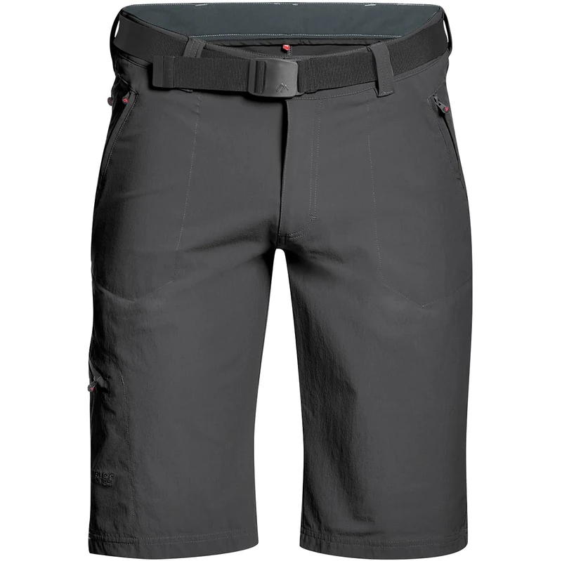 maier sports Nil Bermuda, Men's Short Hiking Trousers, Water-Repellent Bermuda Shorts for Trekking and Hiking, PFC-Free, mSTRETCH pro 4 & dryprotec Black - Image 1