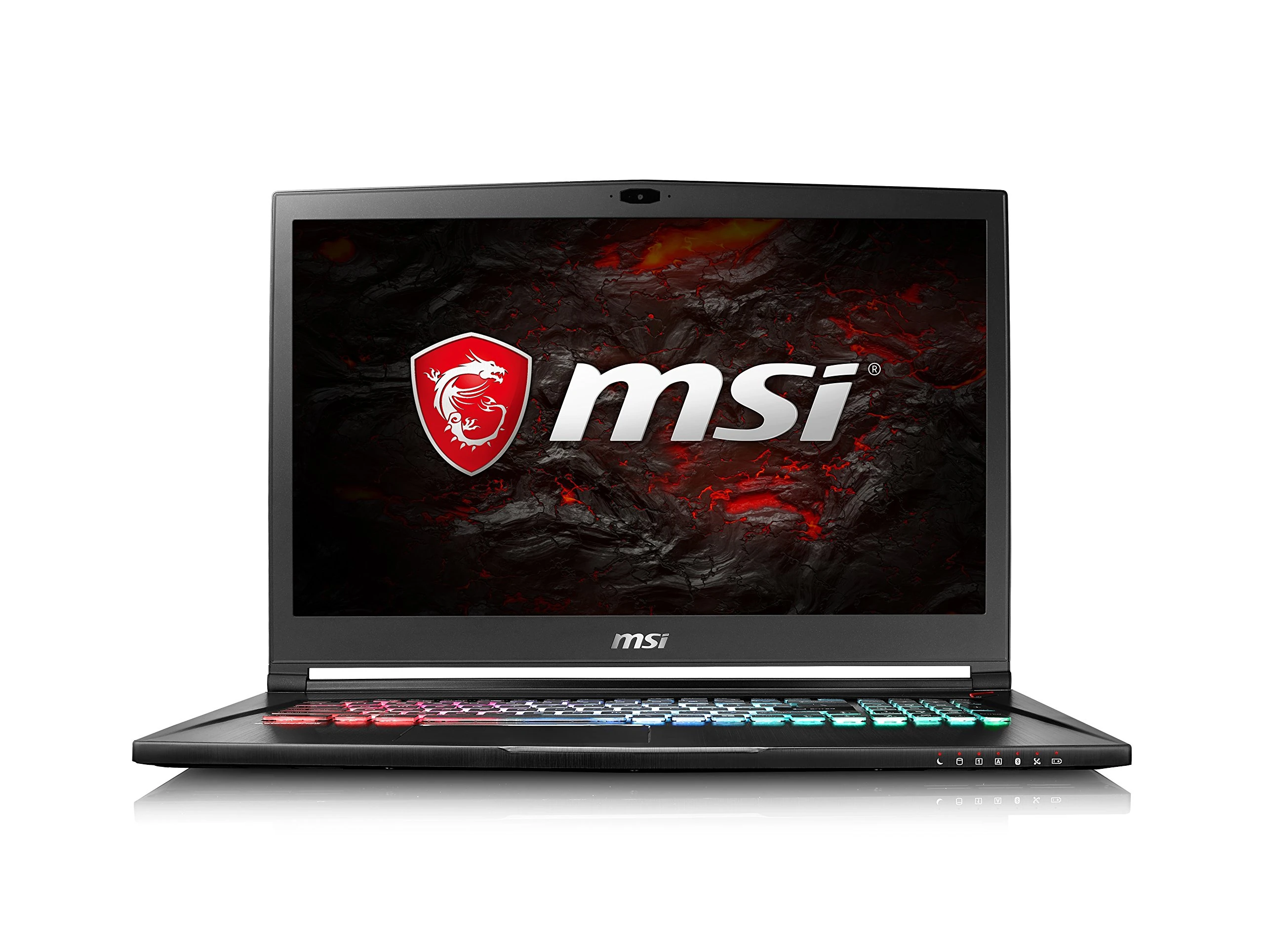 MSI GS73VR 7RF (Stealth Pro) 208UK 17.3 Inch Gaming Laptop (Black) - (Kabylake Core i7-7700HQ, 16 GB RAM, 256GB SSD, 2TB HDD, GTX 1060, Windows 10)
