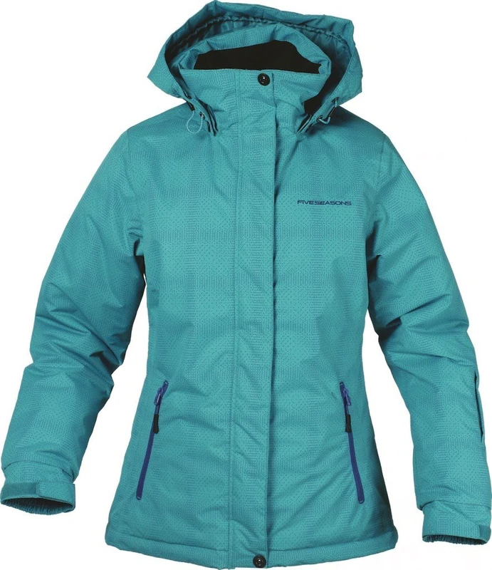 Five Seasons Anya Womens Ladies Ski Jacket with Hood Lagoon Blue 14 - Image 1
