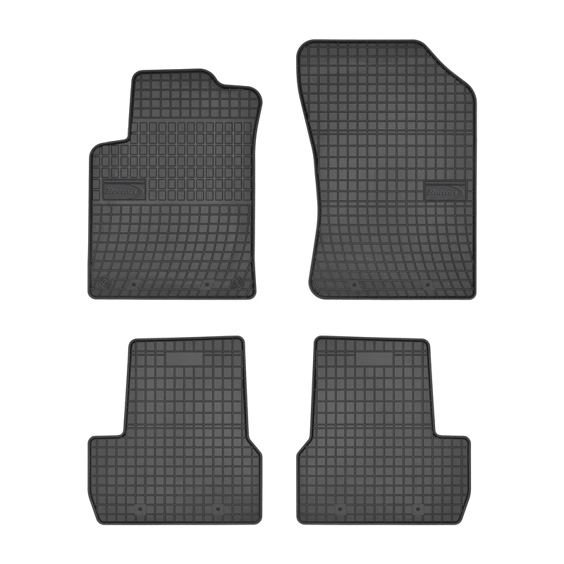 Bottari 39636 Set 4 Tappeti Car in Gomma Su Misura per Citroen C3 - Dal 2009 al 2016