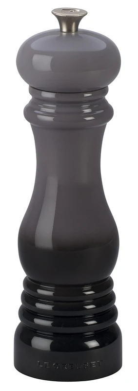 Le Creuset Classic Adjustable Pepper Mill Grinder, Chip-Resistant ABS Plastic, Anti-Corrosion, 40g, 21 cm, Flint, 96001900444000