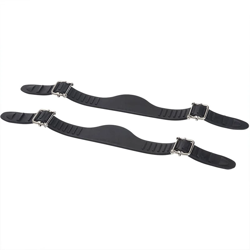 Scubapro Rubber Strap Jet Fin HD, Color Black - Image 1