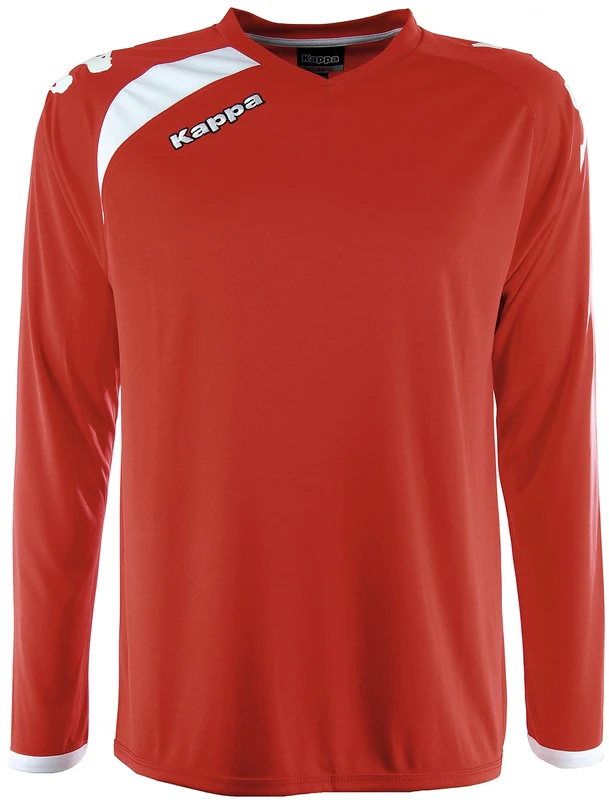 Kappa Pavie LS Football Shirt Unisex Adults, 302DRE0_B12-12Y, red, 10Y/12Y