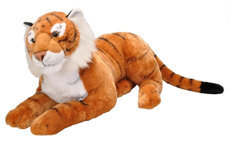Wild Republic Jumbo Tiger Giant Plush Soft Toy, Gifts for Kids, 76 cm, 30"