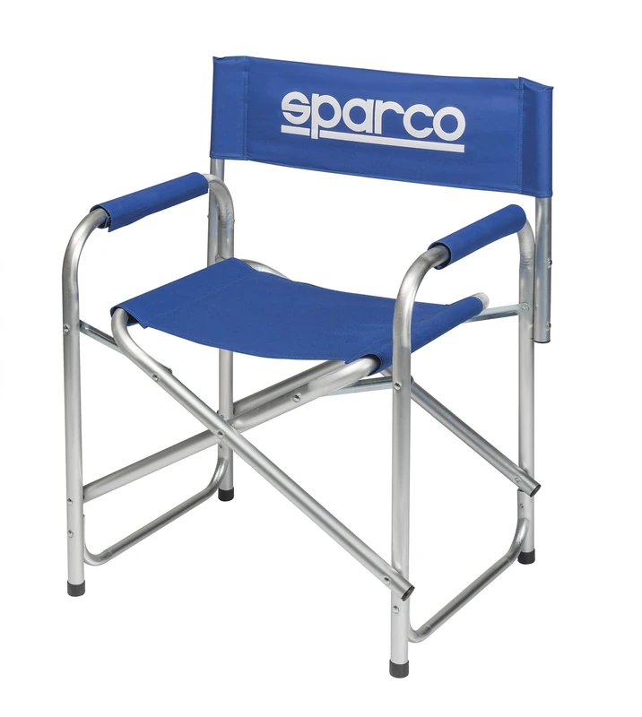 Sparco S0990058 Paddock Chair - Blue Metal Seat