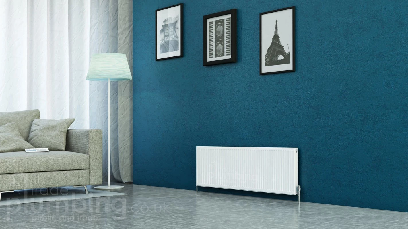 K-Rad Kompact Type 11 Single Panel Single Convector Radiator H400mm x 1H400mm White