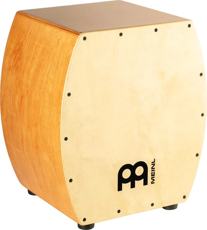 Meinl Percussion Arch Bass Cajon - Bulbous Drum Box with Snare and Deep Bass - Playing Surface Maple (SUBCAJ7SNT-M)