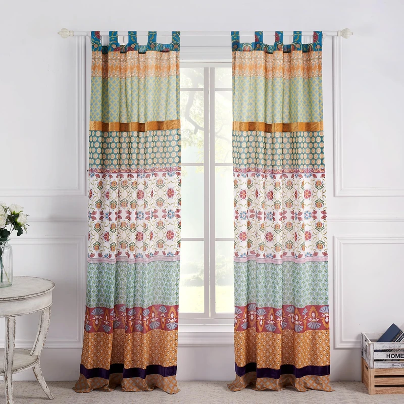 Greenland Home Barefoot Bungalow Thalia Window Panel Pair - Image 1