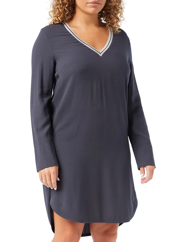 Marc O'Polo Women's 707113721165 Dress, Grey (Slate Grey 981), 14