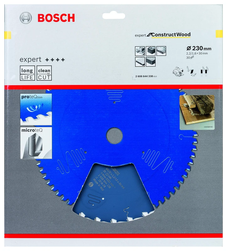 Bosch 0 W 0 V 2608644338 EX CW H 230x30 mm Circular Saw Blade with 30 Teeth