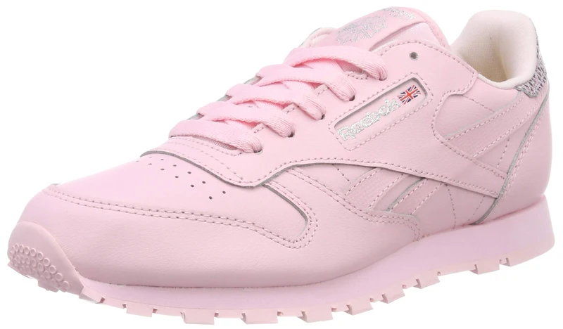 Reebok Reebok Classic Leather Metallic Bd5898, Unisex Kids’ Low-Top Sneakers, Pink (Pink Bd5898), 4.5 UK (36.5 EU)