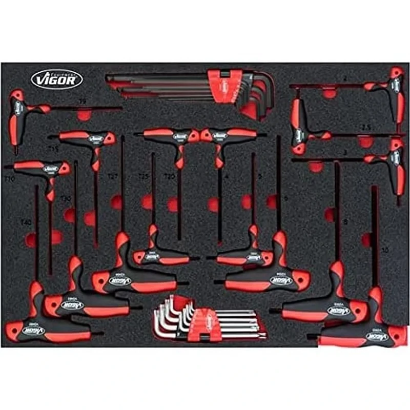 Vigor Vigor_V5175 T-Handle And Offset Screwdriver Set