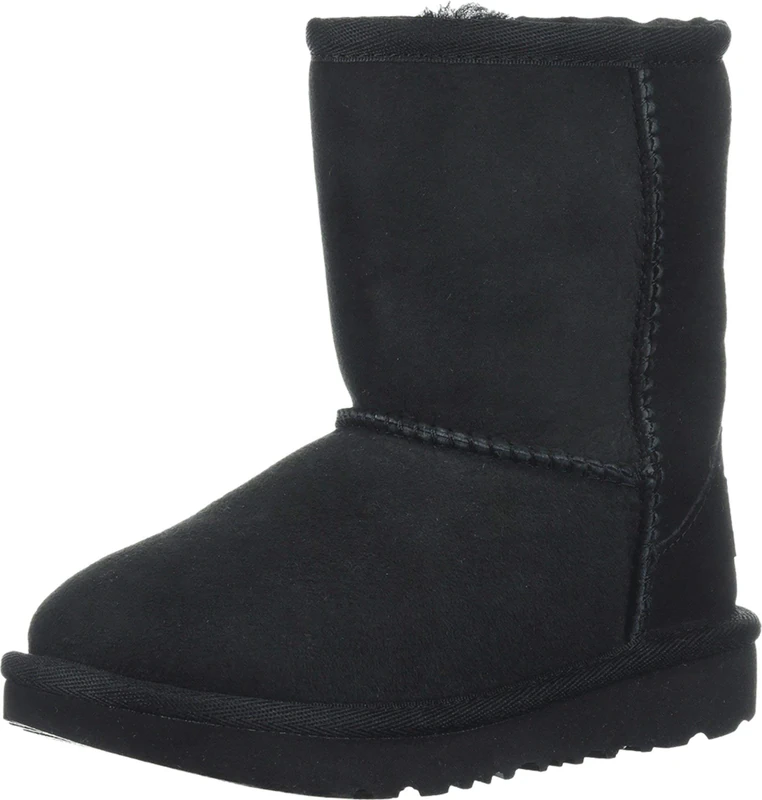 UGG Unisex Kids Classic II Fashion Boots,Black,7 UK Child