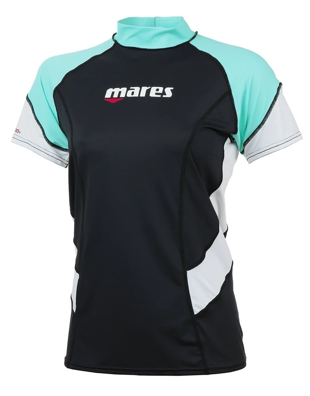 Mares Rash Guard Loose Diving Suit - Aquamarine, Large
