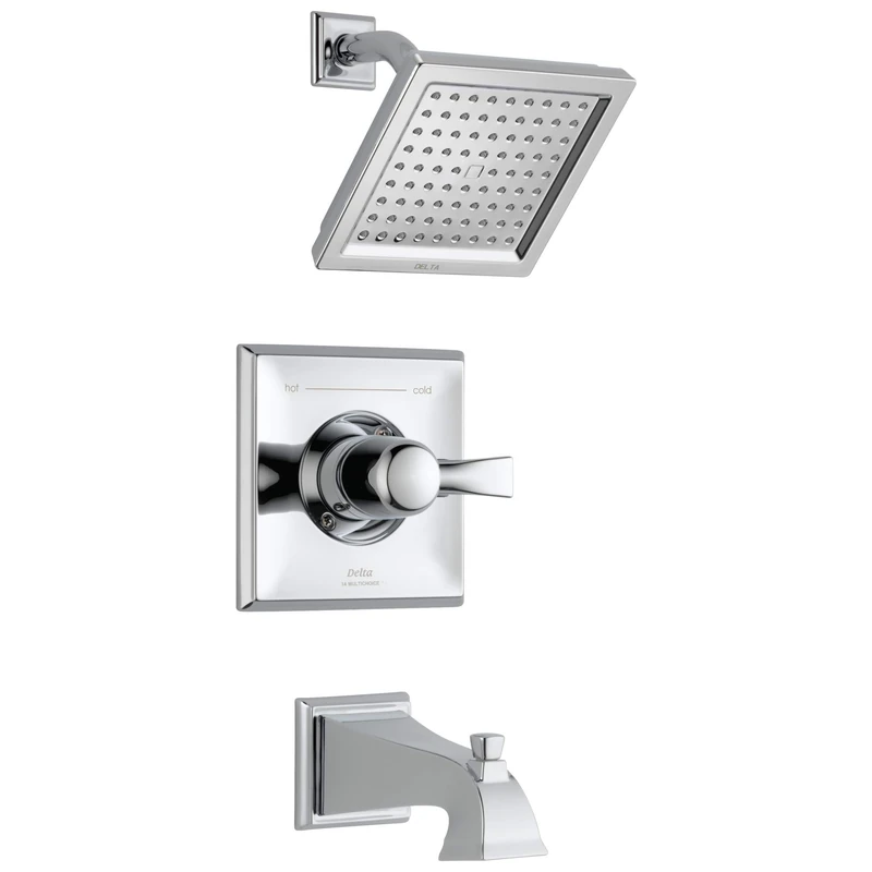 DELTA Faucet T14451-WE Dryden Monitor(R) 14 Series Tub and Shower Trim, Chrome