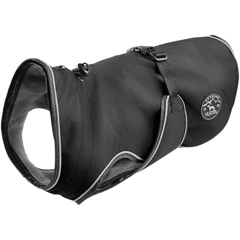 HUNTER Uppsala Dog Coat - Black, 35 cm - Warm Fleece Jacket