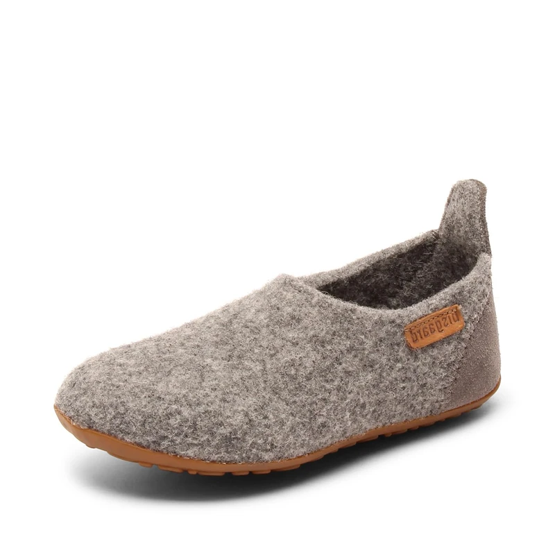 Bisgaard Unisex Children's Wool Basic Slippers, Grau, 28