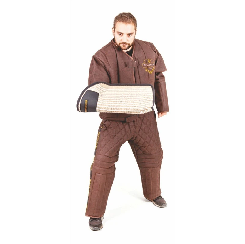 Dingo Gear Helper Jacket Leatherette Light Protection Handmade for Dog Training Decoys, DG01021