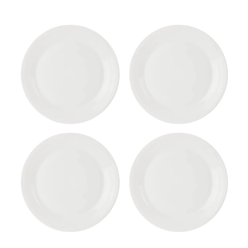 Royal Doulton 1815 Pure, Set of 4 Plates 28cm/11in, White - Image 1