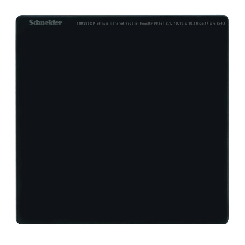 Schneider Kreuznach 1083962 Platinum Infrared 2.1 Neutral Density Filter 4 "x 4 (4 x 4 inches) – Black
