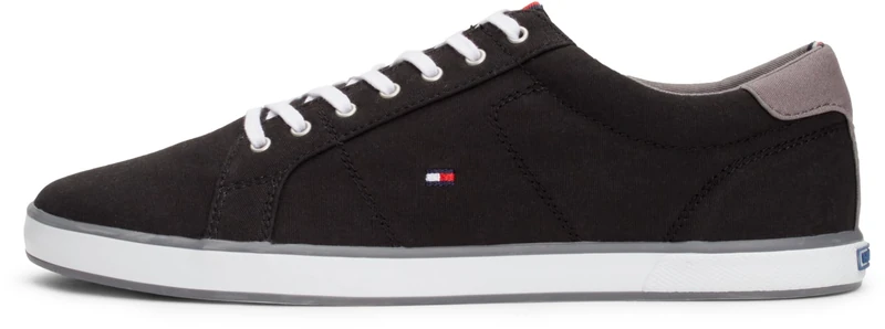 Tommy Hilfiger Men’s Vulcanised Trainers, Black (Black), 8