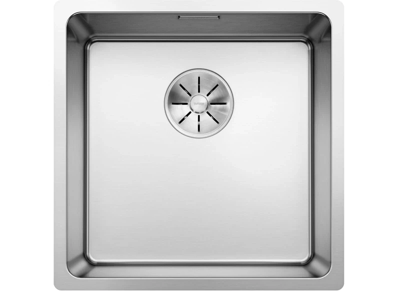 BLANCO ANDANO 400-U | Stainless Steel Sink | Installation Type: undermount Installation | for 45 cm Wide Base cabinets | Resistant to Scratches | Spacious Bowl Volume | [44x44x19.9 cm]