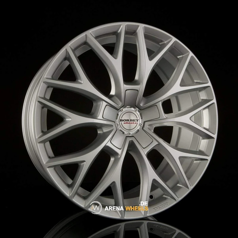 Borbet DY 8.5 x 20 ET 30 Bolt Circle 5 x 112 Hub Centering 66.5 DY 852030112566.5BS, Brilliant Silver