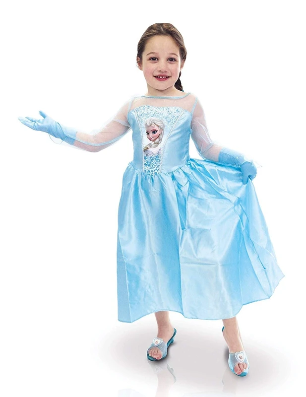 Disney Rubie's Official Elsa Fancy Dress Costume + Accessories - Size L - I-630085L - Image 1