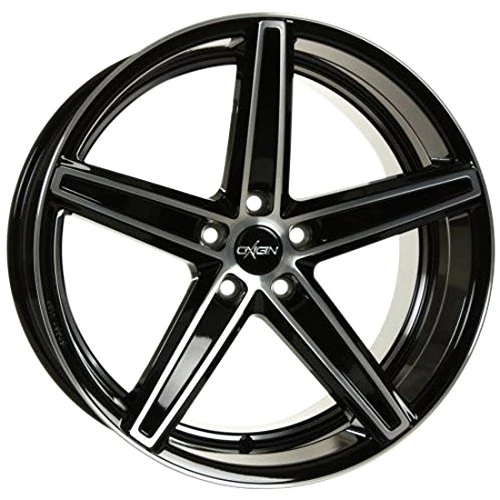 Oxigin 18 Concave 10.00 x 22 Offset 45 Bolt Pattern 5.00 x 108.00 Centre Bore 72.60 OXACHTZE1022F45BFP, Black Full Polish - Image 1