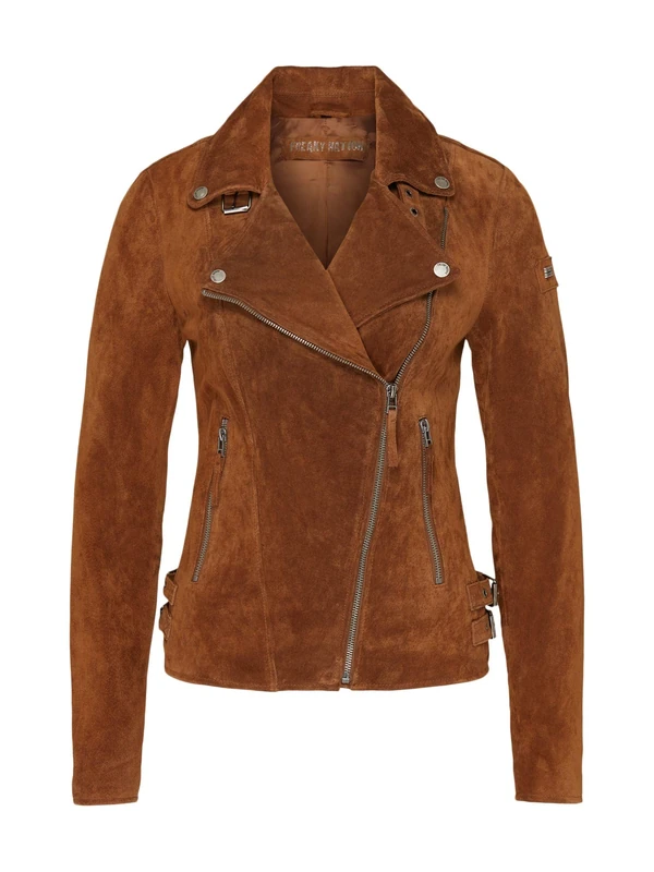 Freaky Nation Women's Taxi Driver-fn Leather Jacket, Cognac, XS