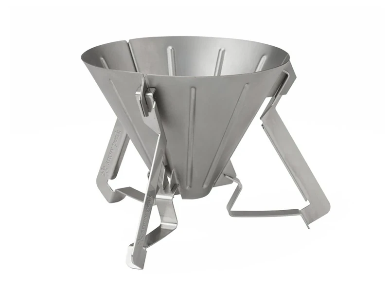 Snow Peak Field Barista Collapsible Coffee Dripper, Stainless Steel, CS-117 - Image 1