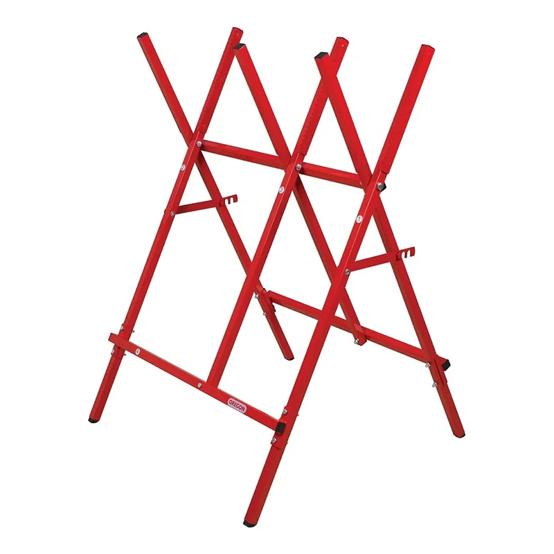 OREGON Steel Log Saw Horse, foldable and adjustable, 27 cm log capacity (584145)