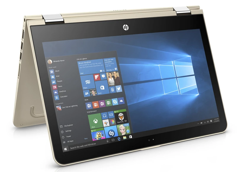 HP Pavilion x360 13-u108na Convertible Notebook - (Gold/Ash) (Intel Core i3 2.4 GHz, 8 GB RAM, Windows 10)
