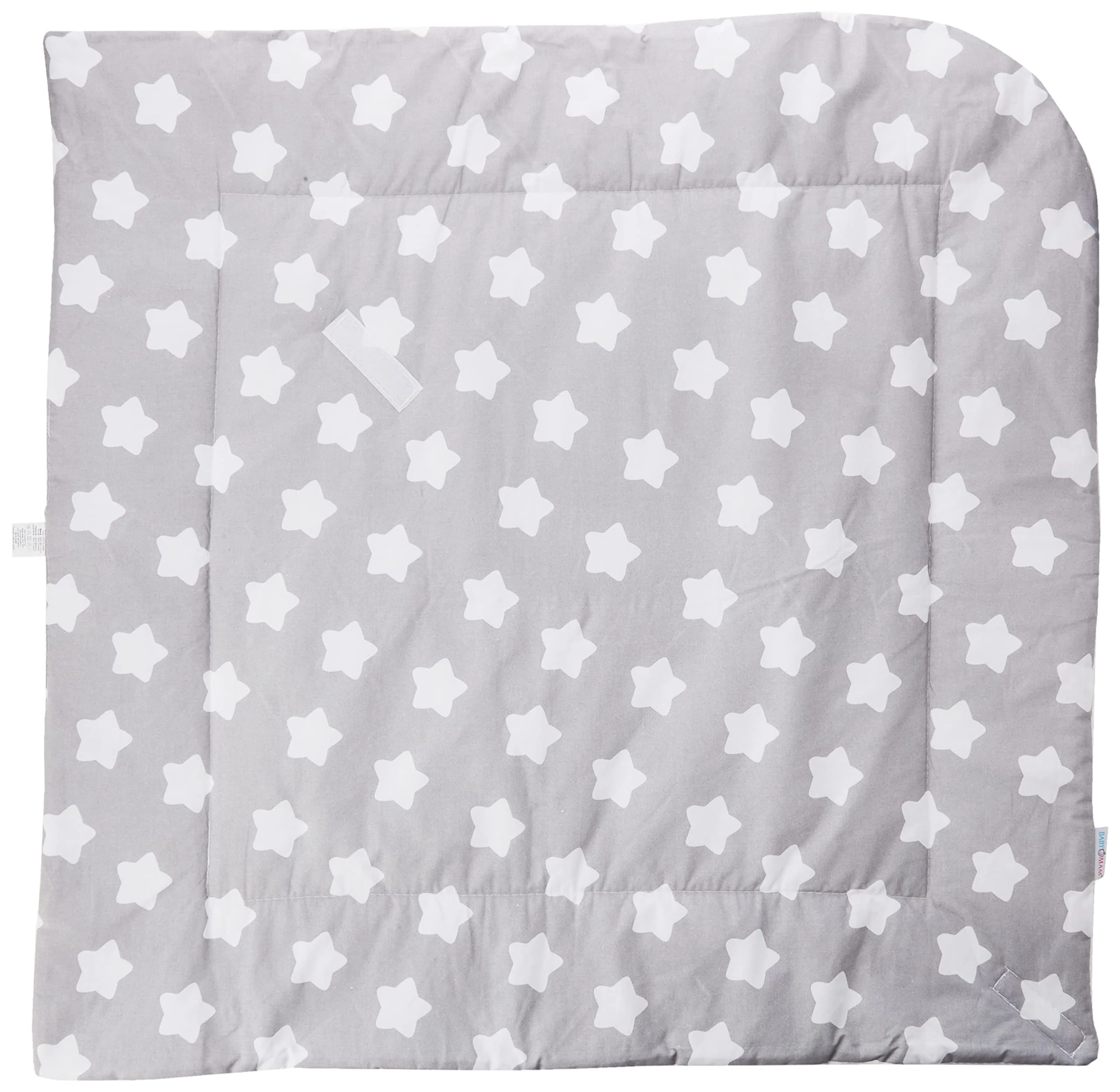 Baby Swaddle Wrap Infant Bedding Blanket/Cotton Newborn Duvet Quilt Envelope 0 to 3 Months (Big white stars on grey background)
