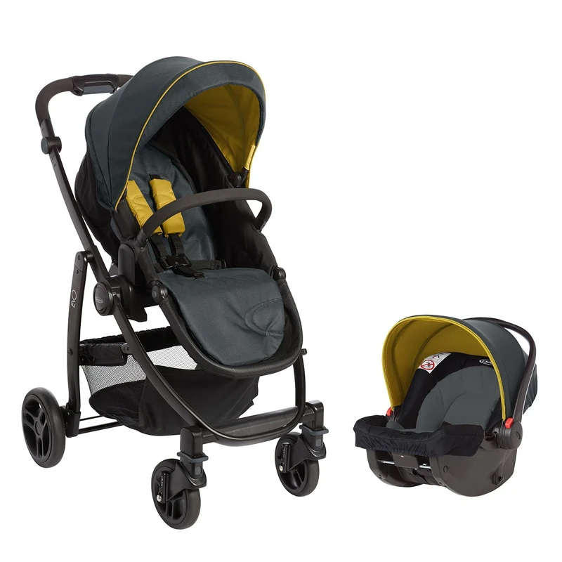 Graco Evo Travel System Yellow & Grey - 2017 - Image 1
