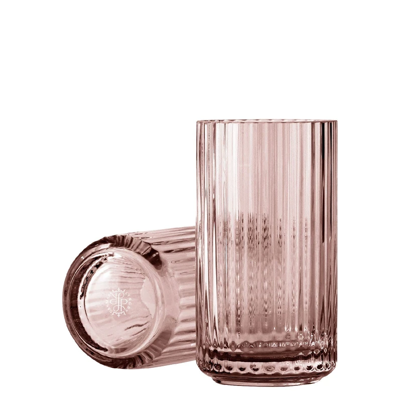 Lyngby Porcelæn Vase, Glass, transparent, 8,50x8,50x15 cm